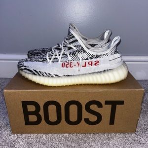 Yeezy 350 V2 Zebra Mens Size 11.5 Good Condition